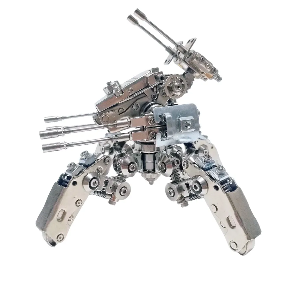 3D Metal Quadruped Mecha Model Kit, Creative Collectible Display