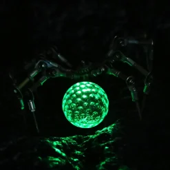 3D Metal Spider Model DIY Kits with 3CM Glowing LED Crystal Ball -270PCS+