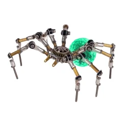 3D Metal Spider Model DIY Kits with 3CM Glowing LED Crystal Ball -270PCS+
