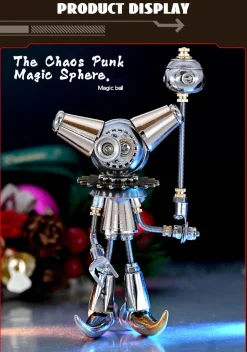 3D Metal Steampunk Mecha Assembly Model Kit Christmas Blind Box