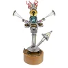 3D Metal Steampunk Seahorse Music Box Assembly Model Kit