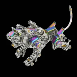3D Metal Tiger Kit Assembly Smilodon Model Saber-toothed Tiger - 650PCS+