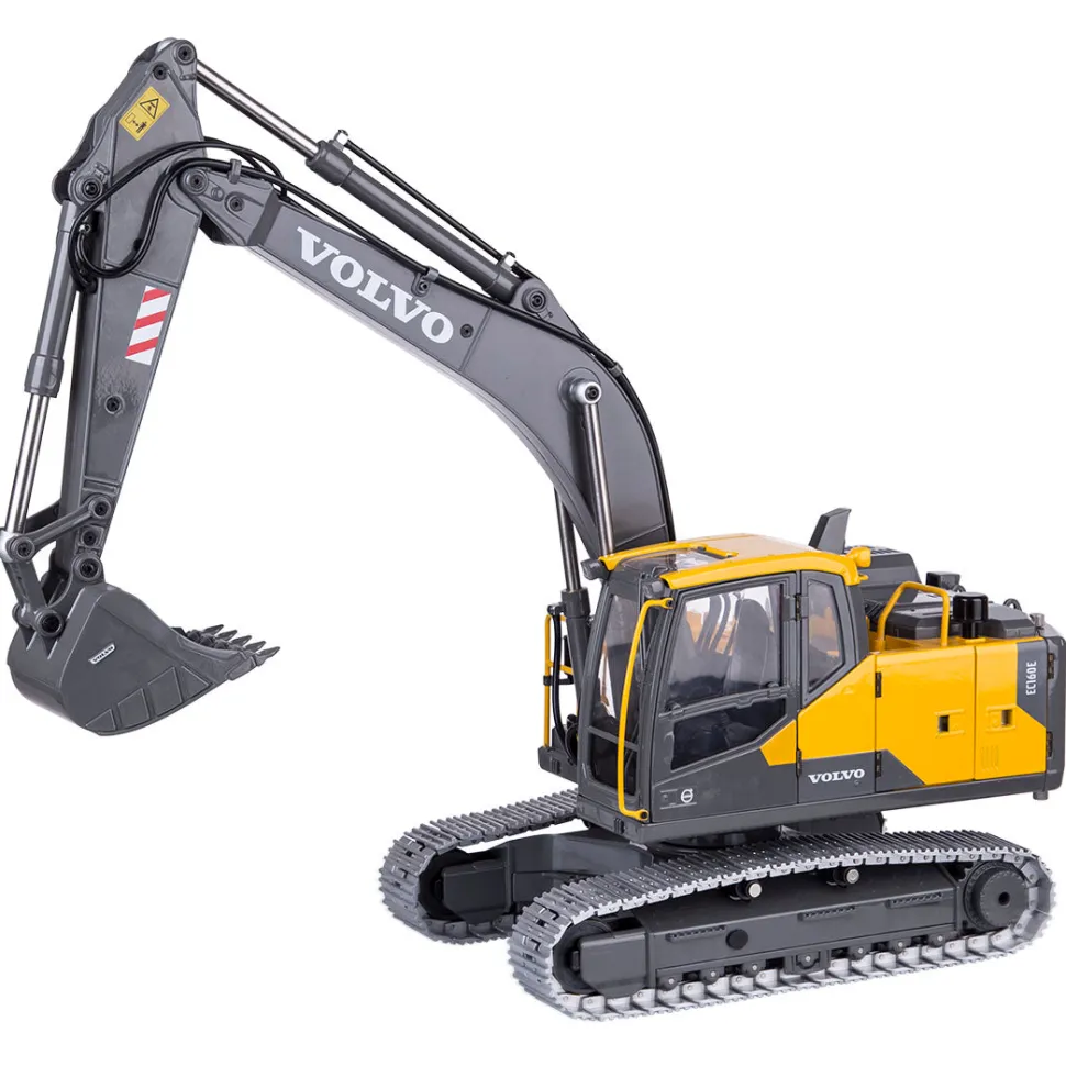 DOUBLE E 1:14 2.4G RC Excavator Metal Engineering Remote Control Construction Vehicle - Electric Cylinder Version RTR