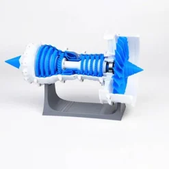 3D Printed Aero Engine Turbofan Engine Model DIY Stem Engine Toy - Static Version