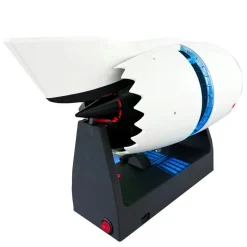3D Printed Functional Nacelle Thrust Reverser Turbofan Engine Model-Build Your Own Turbofan Engine that Works