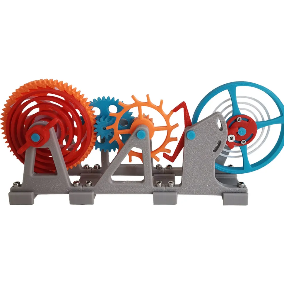 3D Printed Tourbillon Clock Assembly Model Physics Experiment Teaching Model Educational Toy