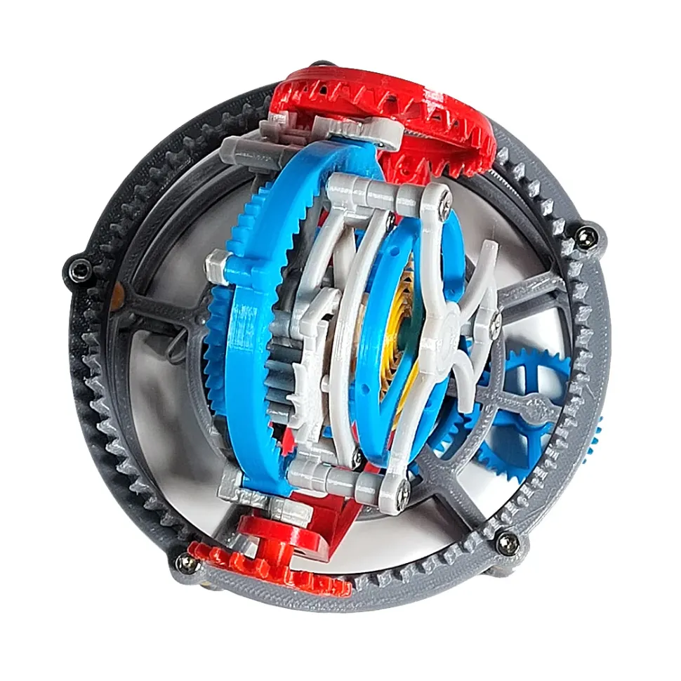 3D Printed Tourbillon Clock Movement Assembly Model Physics Experiment Teaching Model Educational Toy