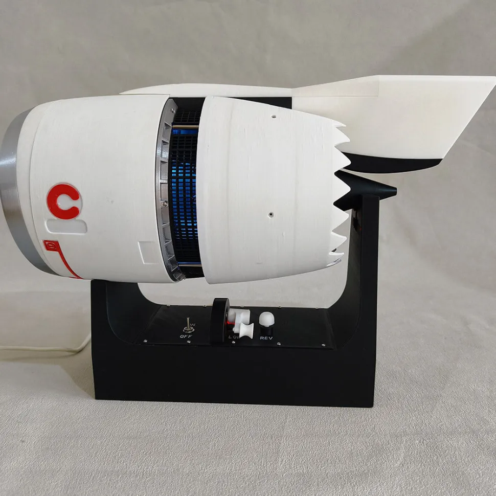 3D Printed TR900 Turbofan Engine Model that Works-Functional Rotating Aircraft Engine