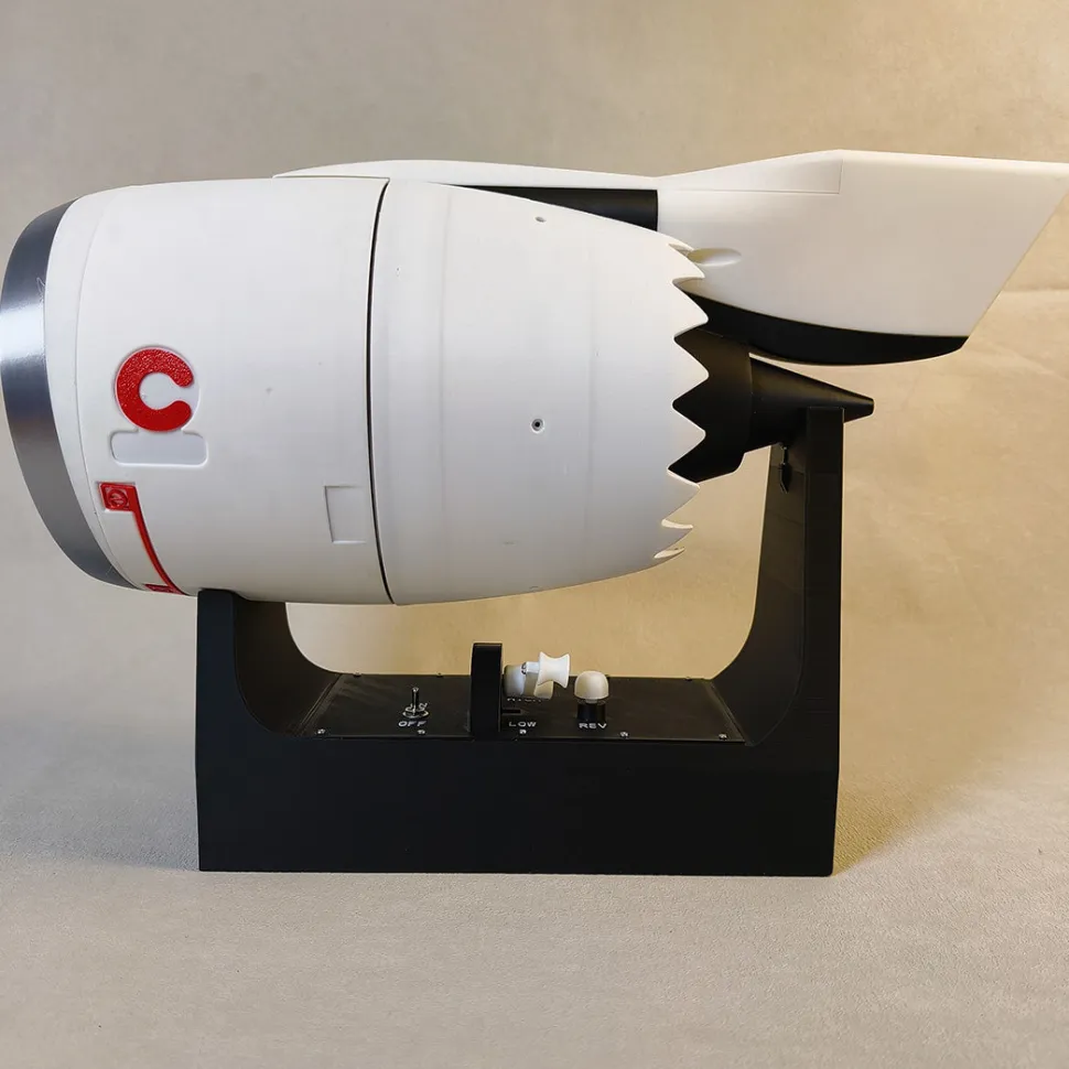 3D Printed TR900 Turbofan Engine Model that Works-Functional Rotating Aircraft Engine