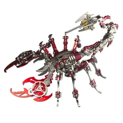 3D Puzzle DIY Model Kit Jigsaw Metal Scorpion King Mechanical Assembly Crafts-200PCS+