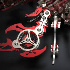 3D Puzzle DIY Model Kit Jigsaw Metal Scorpion King Mechanical Assembly Crafts-200PCS+