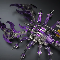 3D Puzzle DIY Model Kit Jigsaw Metal Scorpion King Mechanical Assembly Crafts-200PCS+