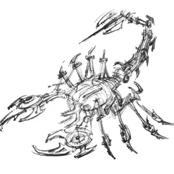 3D Puzzle DIY Model Kit Jigsaw Metal Scorpion King Mechanical Assembly Crafts-200PCS+
