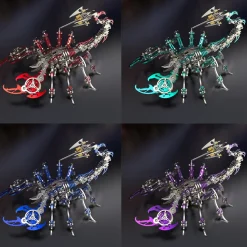 3D Puzzle DIY Model Kit Jigsaw Metal Scorpion King Mechanical Assembly Crafts-200PCS+