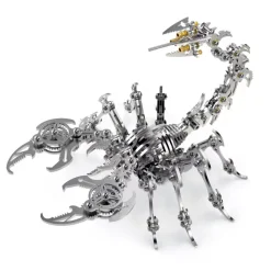 3D Puzzle DIY Model Kit Jigsaw Metal Scorpion King Mechanical Assembly Crafts-200PCS+