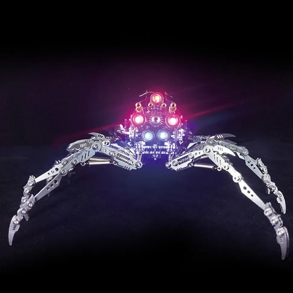 3D Puzzle DIY Model Kit Spider Metal Games Creative Gift-203pcs