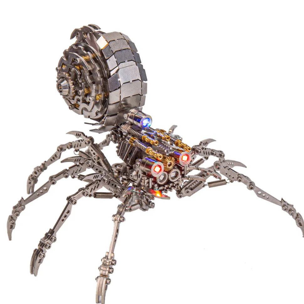 3D Puzzle DIY Model Kit Spider Metal Games Creative Gift-203pcs