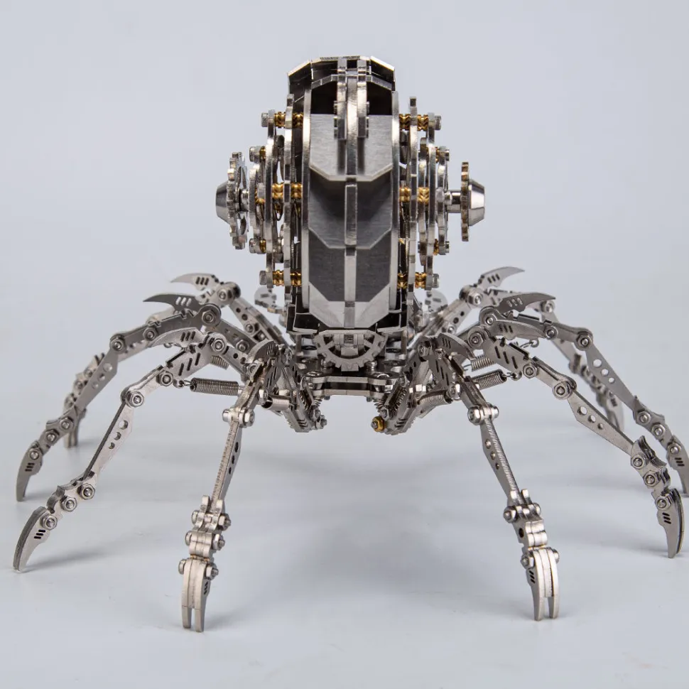 3D Puzzle DIY Model Kit Spider Metal Games Creative Gift-203pcs