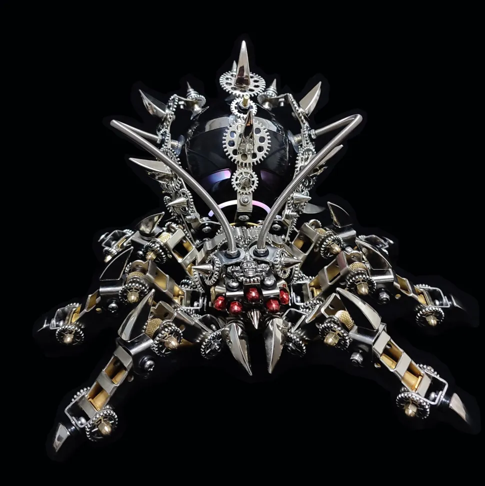 3D Puzzle DIY Model Kit Spider with Bluetooth Speaker Metal Games Creative Gift