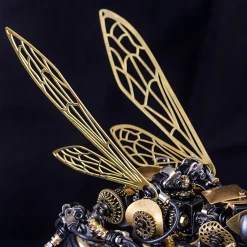 3D Puzzle DIY Model Kit Steampunk Wasp Metal Games Creative Gift