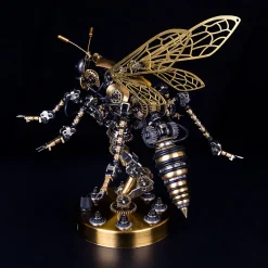 3D Puzzle DIY Model Kit Steampunk Wasp Metal Games Creative Gift