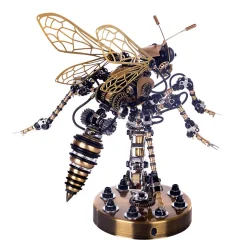 3D Puzzle DIY Model Kit Steampunk Wasp Metal Games Creative Gift