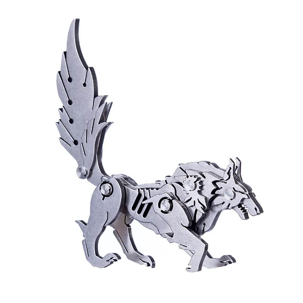 3D Puzzle DIY Model Kit Wolf - Make Your Own Advent Calendar - Creative Gift