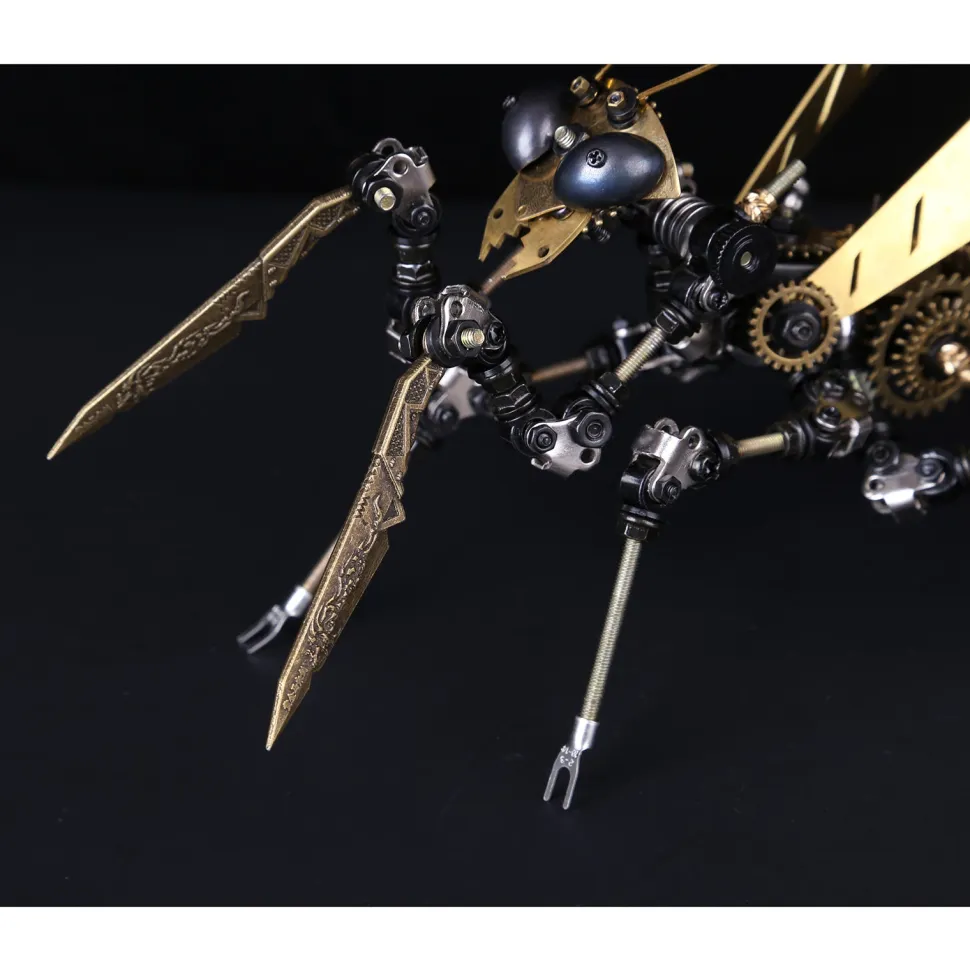3D Puzzle Model Kit Mechanical Mantis Metal Games DIY Assembly Jigsaw Crafts Creative Gift