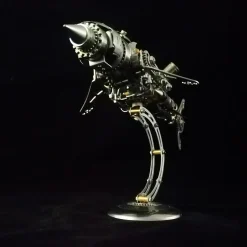 3D Puzzle Model Kit Mechanical Shark with Display Platform Metal Games DIY Assembly Jigsaw Crafts Creative Gift-209PCS