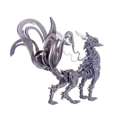3D Puzzle Model Kit Mechanical Nine-tailed Fox Metal Games DIY Assembly Jigsaw Crafts Creative Gift