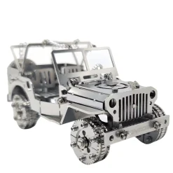 3D Steampunk Mechanical Metal Assembly Car Model Kit