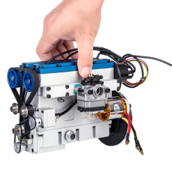 Enjomor 36cc DOHC Engine Double Overhead Camshaft Engine 4-cylinder 8-valve Inline 4-stroke Water-cooled Gasoline Engine with Twin Overhead Camshafts