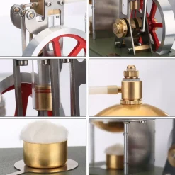 ENJOMOR DIY Hero's Steam Engine Kit with Boiler