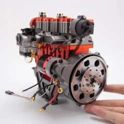 ENJOMOR GS-L4 36cc DOHC L4 Gasoline Engine with Starter Kit and Base - One Key Start