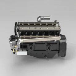 ENJOMOR GS-L6 1/5 Scale 28CC Inline 6-Cylinder DOHC 4-Stroke Water-Cooled Gasoline IC Engine Model