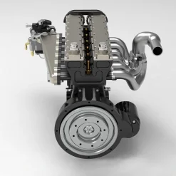 ENJOMOR GS-L6 1/5 Scale 28CC Inline 6-Cylinder DOHC 4-Stroke Water-Cooled Gasoline IC Engine Model