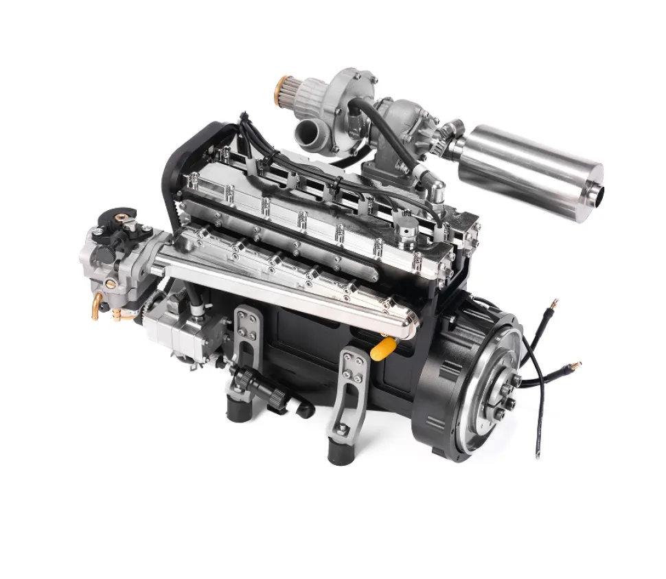 ENJOMOR GS-L6 1/5 Scale 28CC Inline 6-Cylinder DOHC 4-Stroke Water-Cooled Gasoline IC Engine Model