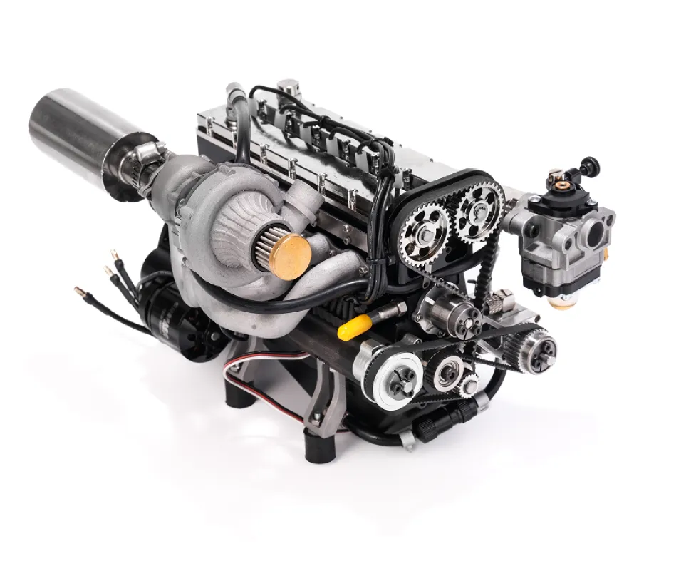 ENJOMOR GS-L6 1/5 Scale 28CC Inline 6-Cylinder DOHC 4-Stroke Water-Cooled Gasoline IC Engine Model