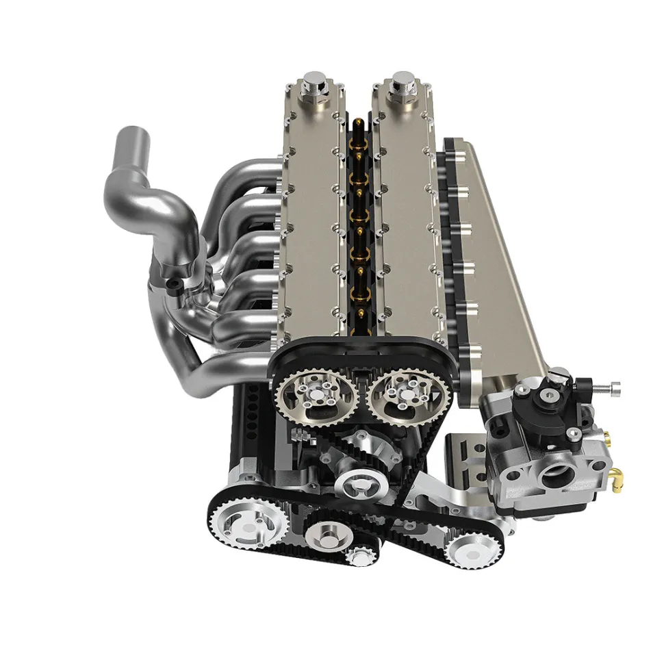 ENJOMOR GS-L6 1/5 Scale 28CC Inline 6-Cylinder DOHC 4-Stroke Water-Cooled Gasoline IC Engine Model