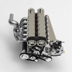ENJOMOR GS-L6 1/5 Scale 28CC Inline 6-Cylinder DOHC 4-Stroke Water-Cooled Gasoline IC Engine Model