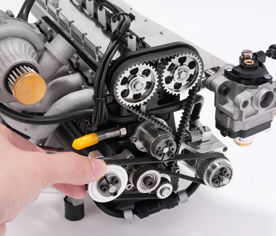 ENJOMOR GS-L6 1/5 Scale 28CC Inline 6-Cylinder DOHC 4-Stroke Water-Cooled Gasoline IC Engine Model