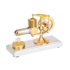 ENJOMOR Hog Stirling Engine Mini Balance Beam Hot Air Stirling External Combustion Engine Model