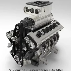 ENJOMOR Metal Supercharger for ENJOMOR GS-V12 Engine Model