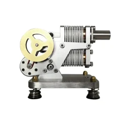 ENJOMOR Mini α Structure Hot-Air Stirling Engine Electric Generator 4000rpm - Gift Collection