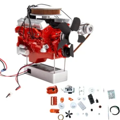 ENJOMOR 1/6 Scale V8 Internal Combustion Engine Model Kit that Works-Build Your Own V8 Engine