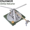 ENJOMOR Stirling Helicopter Model Kit Gamma Hot Air Stirling Engine Model DIY Assembly Model STEM Educational Toy