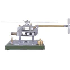 ENJOMOR Stirling Helicopter Model Kit Gamma Hot Air Stirling Engine Model DIY Assembly Model STEM Educational Toy