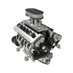 ENJOMOR V12 Engine GS-V12 72CC DOHC 4-Stroke 12-Cylinder 48-Valve Water-Cooled Electric Start Gasoline Engine Model - V12 Engine Model That Works