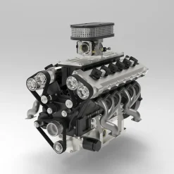ENJOMOR V12 Engine GS-V12 72CC DOHC 4-Stroke 12-Cylinder 48-Valve Water-Cooled Electric Start Gasoline Engine Model - V12 Engine Model That Works