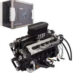 ENJOMOR V12 Engine GS-V12 72CC DOHC 4-Stroke 12-Cylinder 48-Valve Water-Cooled Electric Start Gasoline Engine Model - V12 Engine Model That Works